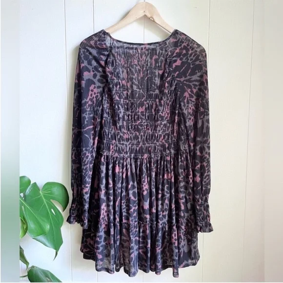 Free People Dark Romance Tunic in Dark Combo Size S - Picture 7 of 11